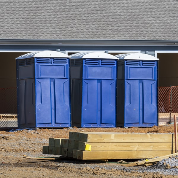 what is the maximum capacity for a single porta potty in Butte Meadows